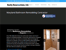 Tablet Screenshot of marylandbathroom.com